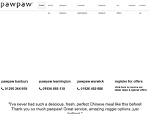 Tablet Screenshot of pawpawtakeawayrestaurant.co.uk